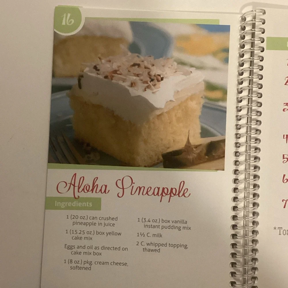 Poke Cakes Cookbook  Blue and White Cover